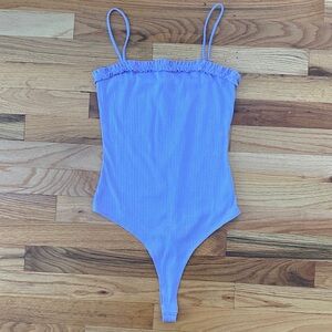 Lavender Ruffle Bodysuit Size S